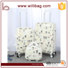 Factory Travel Luggage Bag Plastic Luggage Trolley Bag